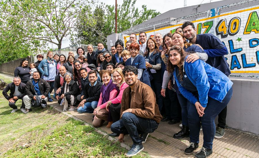 Conmemoraron el 40° aniversario del CAPS N° 14 de Glew y homenajearon a una histórica pediatra